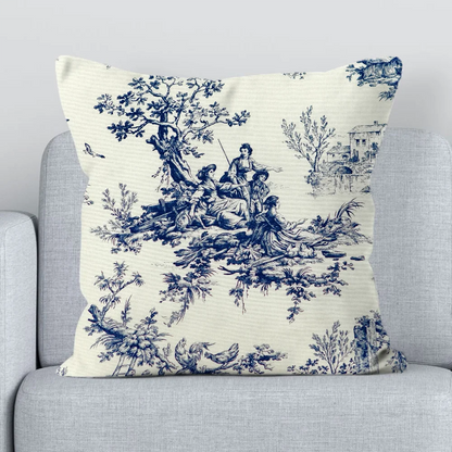 Toile Pillow Covers