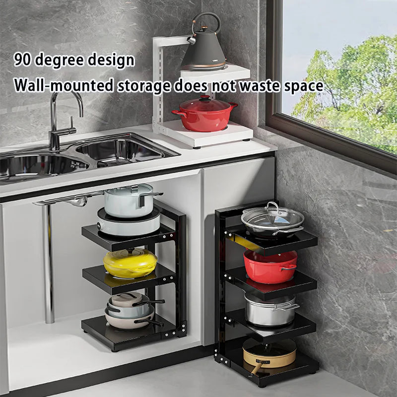 Multi-Layer Kitchen Pot Rack