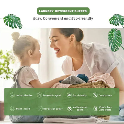 3 Packs Eco-friendly Laundry Detergent Sheets