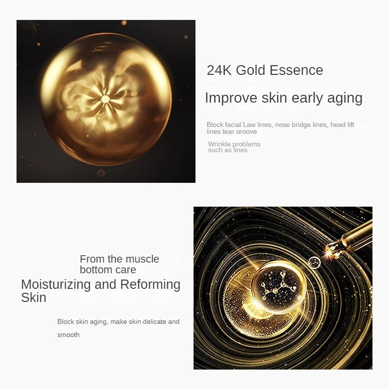 24K Gold Hyaluronic Acid Skin Care Set 5PCS