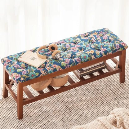 Upholstered Shoe Bench