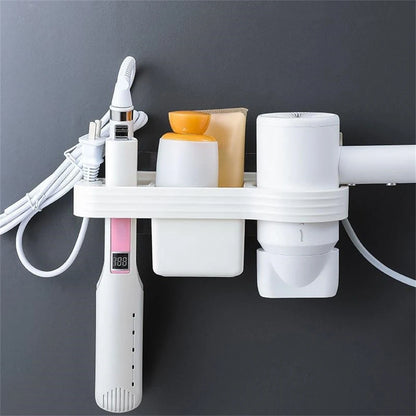 Punch-free Hair Dryer Holder Storage