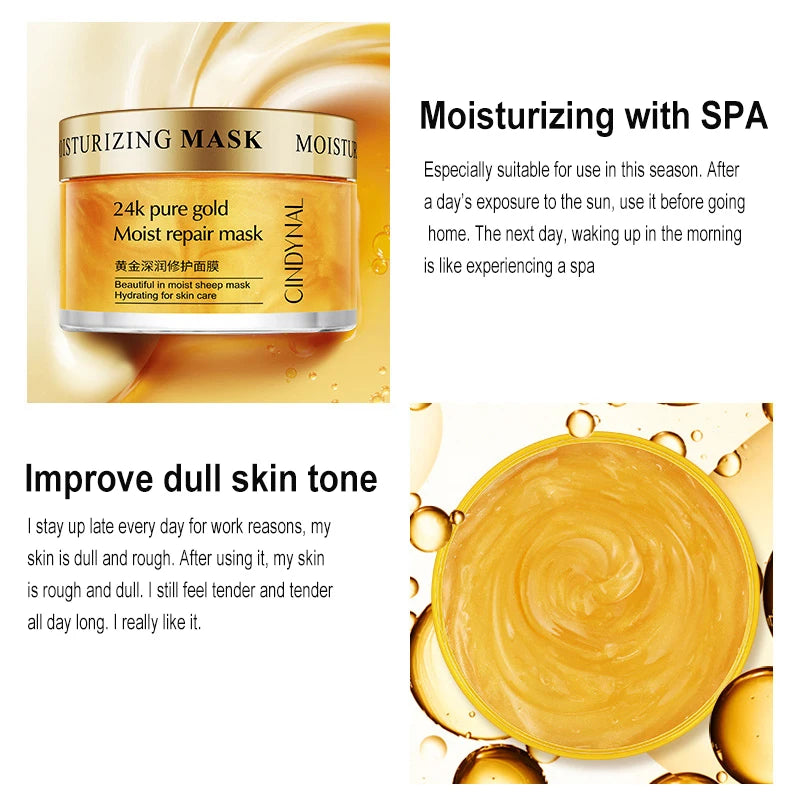 24k Pure Gold Moist Repair Mask