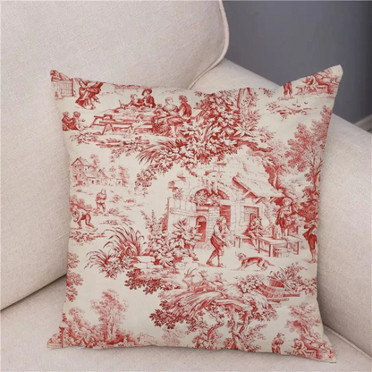 Toile Pillow Covers