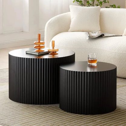 Round Coffee Table Set of 2