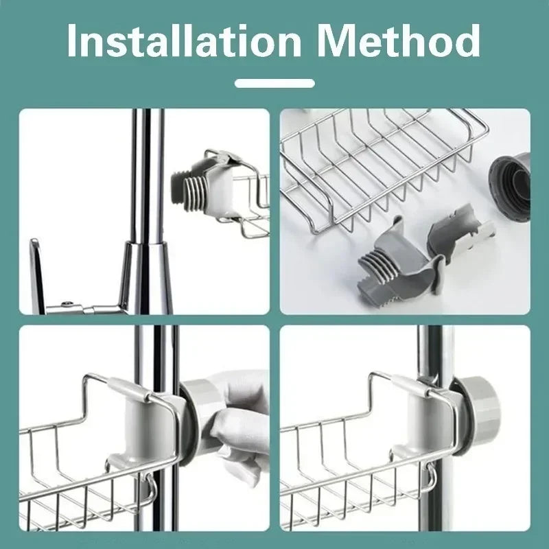 Stainless Steel Sink Drain Rack