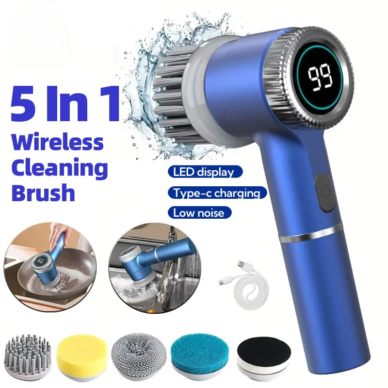 5 in 1 Electric Cleaning Brush Kitchen