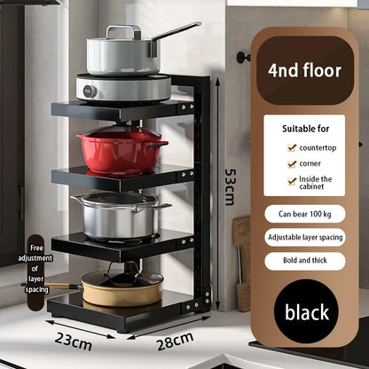 Multi-Layer Kitchen Pot Rack