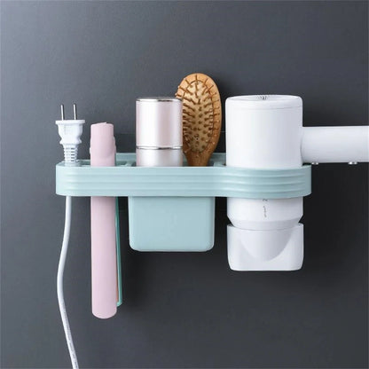 Punch-free Hair Dryer Holder Storage