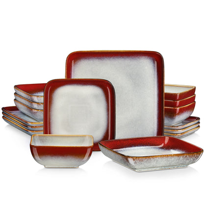 Dinner Set Square 16 Piece