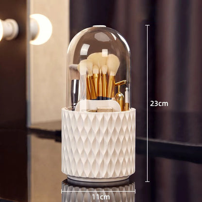 360° Rotating Makeup Brush Holder