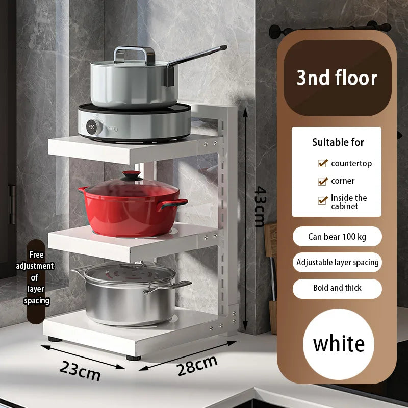 Multi-Layer Kitchen Pot Rack