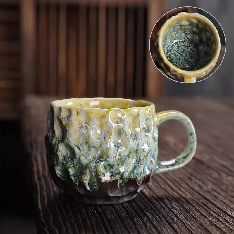 Coarse Pottery Coffee Cup