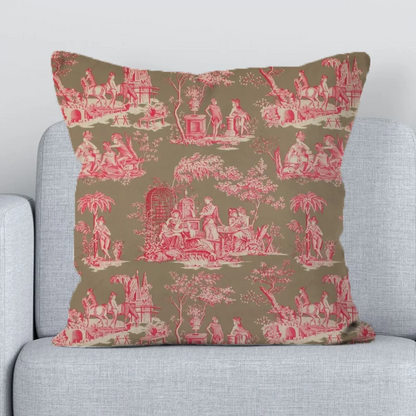 Toile Pillow Covers