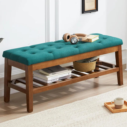 Upholstered Shoe Bench