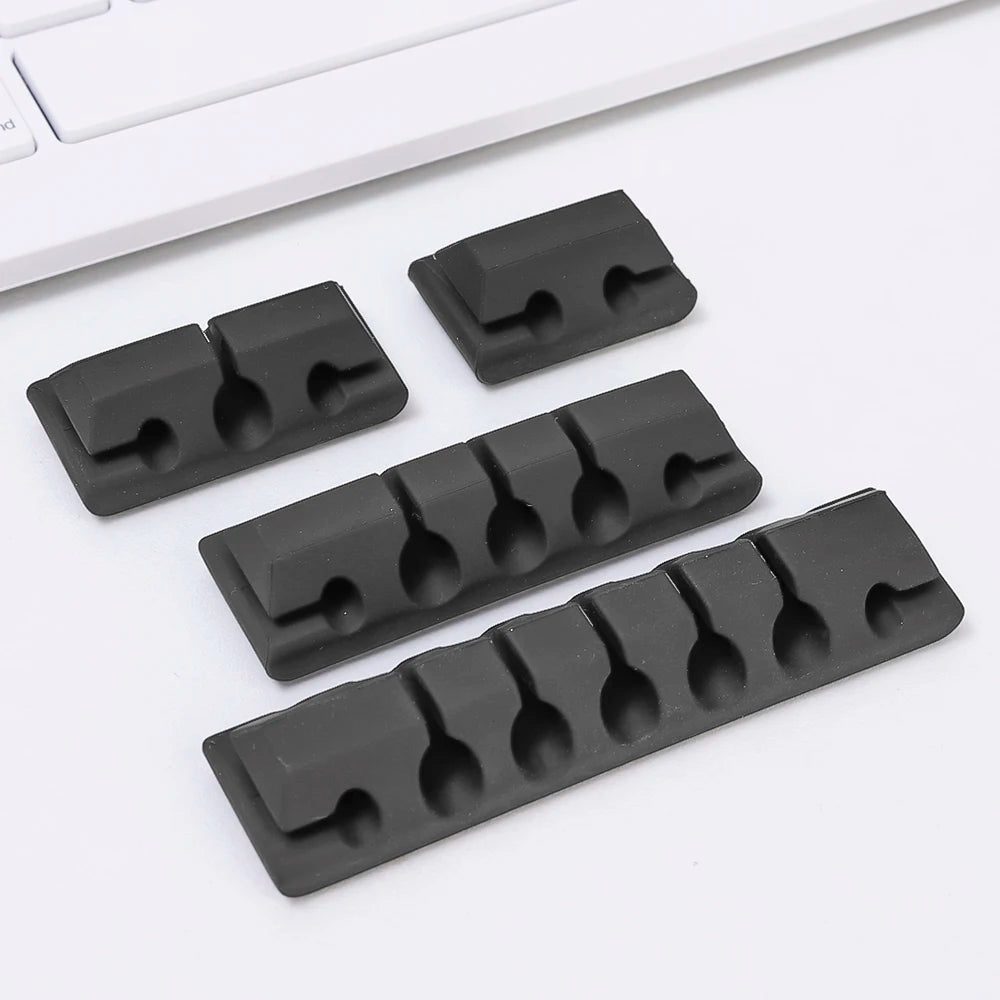 1/5Pcs Silicone Cable Holder