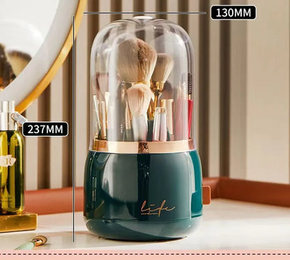 360° Rotating Makeup Brush Holder