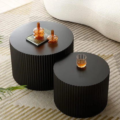 Round Coffee Table Set of 2