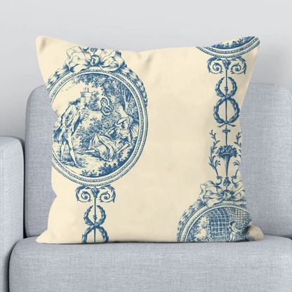 Toile Pillow Covers