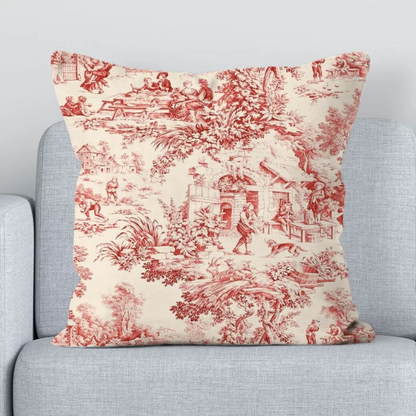 Toile Pillow Covers