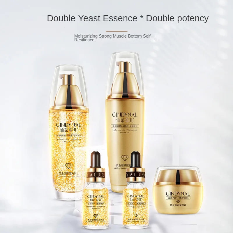 24K Gold Hyaluronic Acid Skin Care Set 5PCS