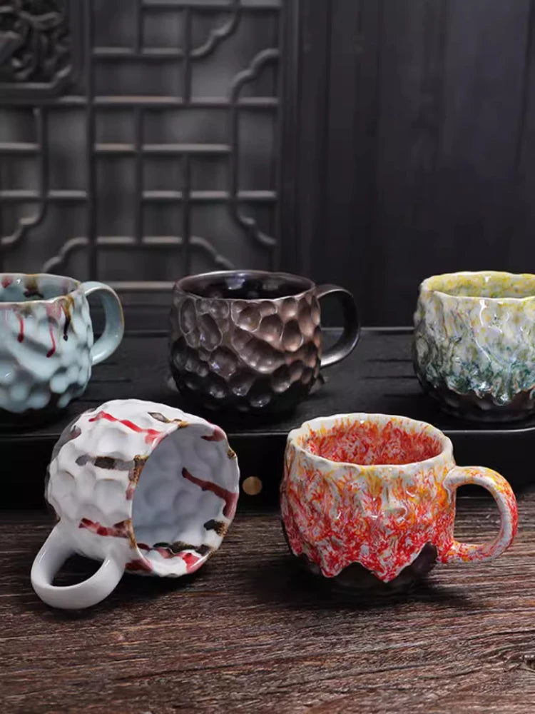 Coarse Pottery Coffee Cup