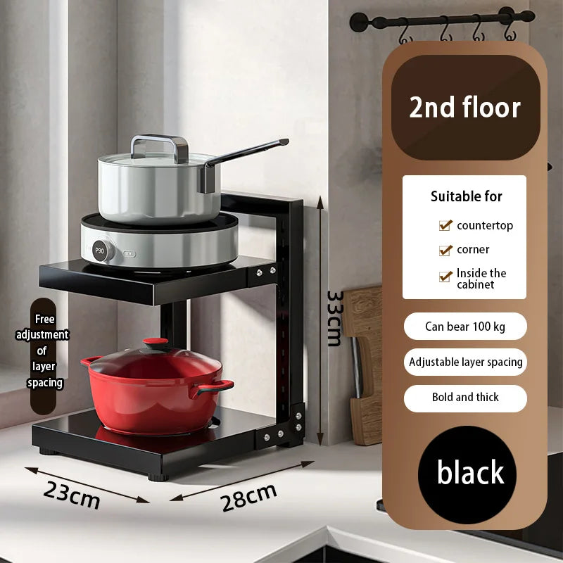 Multi-Layer Kitchen Pot Rack