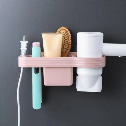 Punch-free Hair Dryer Holder Storage