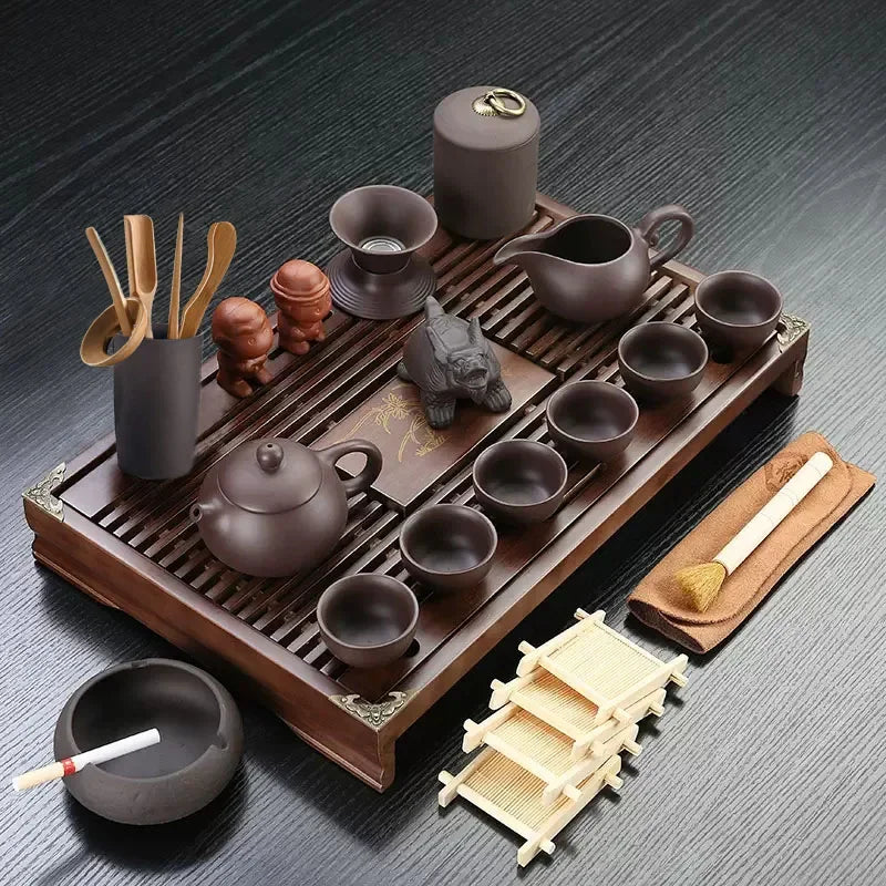 Ceramic tea set 27-piece